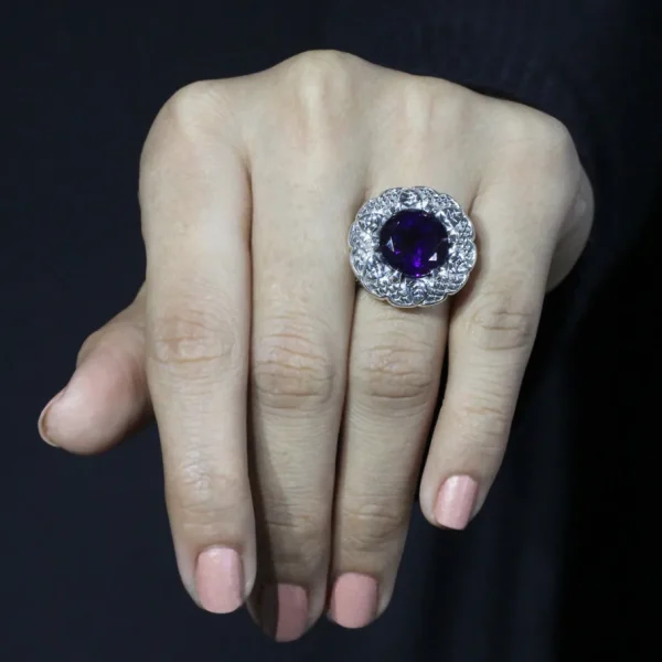 Stephen Dweck Garden of Stephen Amethyst Ring in Sterling Silver< Rings