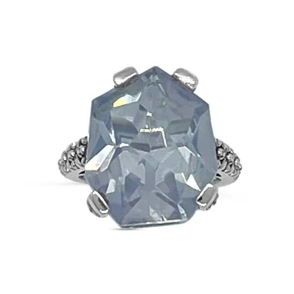 Stephen Dweck Garden of Stephen Faceted Lavender Moon Quartz Ring Sterling Silver< Rings