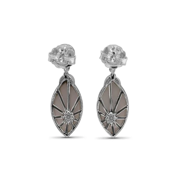 Stephen Dweck Garden of Stephen Moonstone Earring in Sterling Silver< Earrings