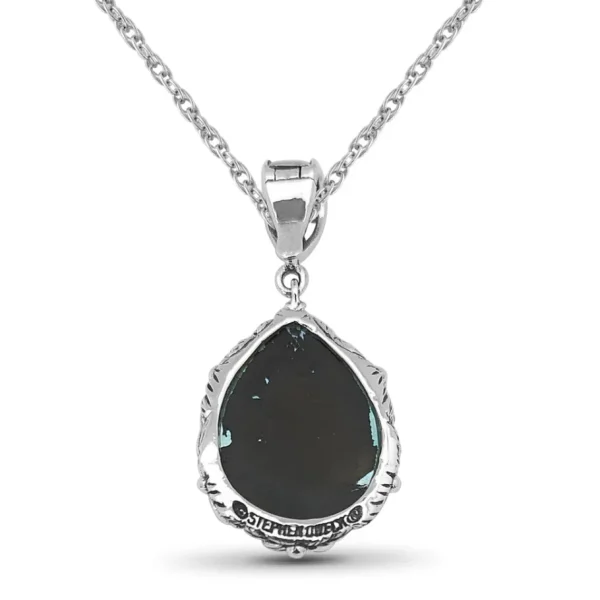 Stephen Dweck Garden of Stephen Natural Quartz and Mother of Pearl Pendant in Sterling Silver< Necklace