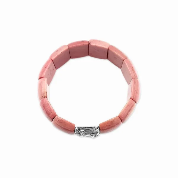 Stephen Dweck Garden of Stephen Rhodonite Bracelet with Sterling Silver< Bracelets