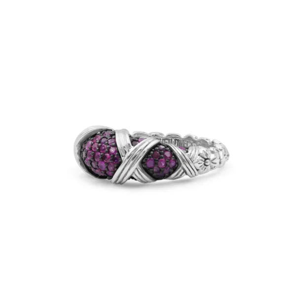 Stephen Dweck Garden of Stephen Ruby Ring in Sterling Silver< Rings