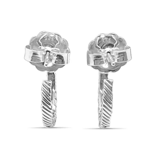 Stephen Dweck Kyoto Black Diamond 1.00ct Hoop Earrings in Sterling Silver< Earrings