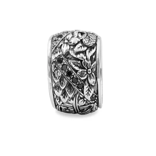 Stephen Dweck Kyoto Black Diamond 0.40ct Ring in Sterling Silver< Rings
