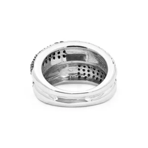 Stephen Dweck Kyoto Black Diamond 1.00ct Ring in Sterling Silver< Rings