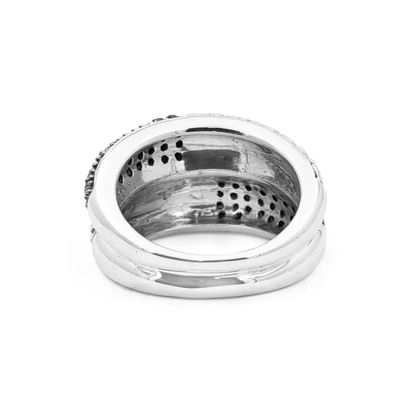 Stephen Dweck Kyoto Black Diamond 1.00ct Ring in Sterling Silver< Rings
