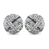 Stephen Dweck Kyoto Blue Sapphire 0.75ct Earrings in Sterling Silver< Earrings
