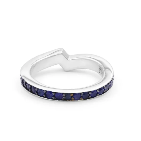 Stephen Dweck Kyoto Blue Sapphire 1.35ct Ring in Sterling Silver< Rings