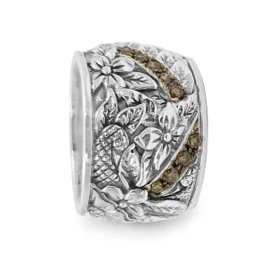 Stephen Dweck Kyoto Champagne Diamond 0.40ct Ring in Sterling Silver< Rings