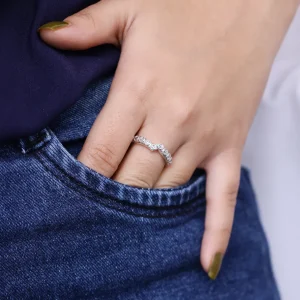 Stephen Dweck Kyoto Engraved Band in Sterling Silver< Rings