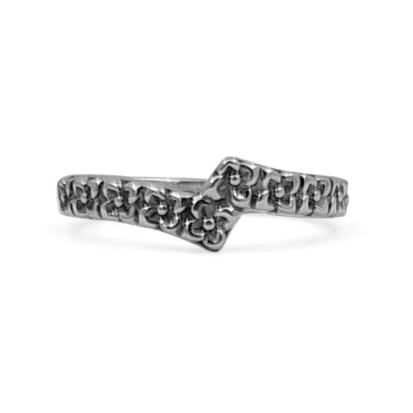 Stephen Dweck Kyoto Engraved Band Ring in Sterling Silver< Rings