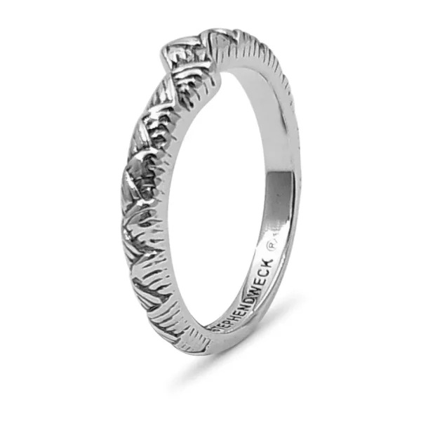 Stephen Dweck Kyoto Engraved Sterling Silver Band< Rings