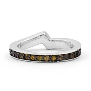 Stephen Dweck Kyoto Orange Sapphire 1.50ct Ring in Sterling Silver< Rings