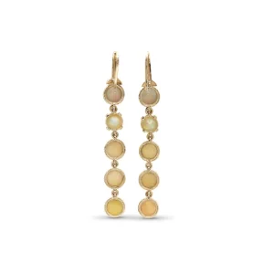 Stephen Dweck Luxury Opal 9ct and Diamond 0.30ct Earring in 18K Gold< Earrings