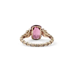 Stephen Dweck Luxury Pink Tourmaline and Diamond 0.20ct Ring in 18K Gold< Rings
