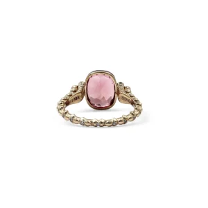 Stephen Dweck Luxury Pink Tourmaline and Diamond 0.20ct Ring in 18K Gold< Rings
