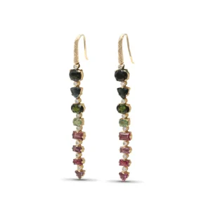 Stephen Dweck Luxury Tourmaline 10.2ct and Diamond 0.35ct Earring in 18K Gold< Earrings