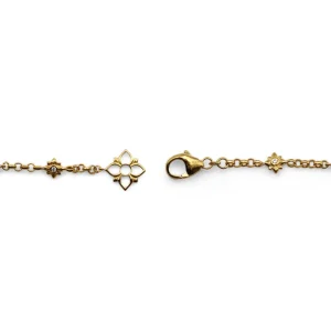 Stephen Dweck Signature White Diamond 0.15ct Diamond 5mm, 9mm Bracelet in 18K Gold< Bracelets