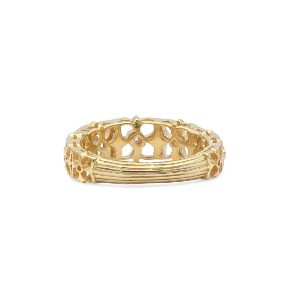 Stephen Dweck Signature White Diamond 4mm, 4.50mm, 5mm, 7mm Ring in 18k Gold< Rings