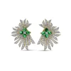 Stephen Dweck Sunray Emerald 1.05ct and Diamond 1.85ct Earring in 18K Gold< Earrings